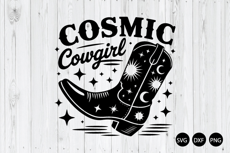 Cosmic Cowgirl SVG, Cowgirl SVG, Western SVG
