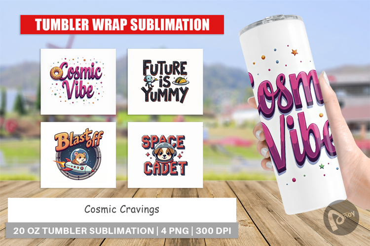 Cosmic Space Quotes Tumbler