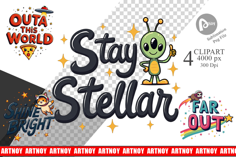 Cosmic Space Quotes Clipart