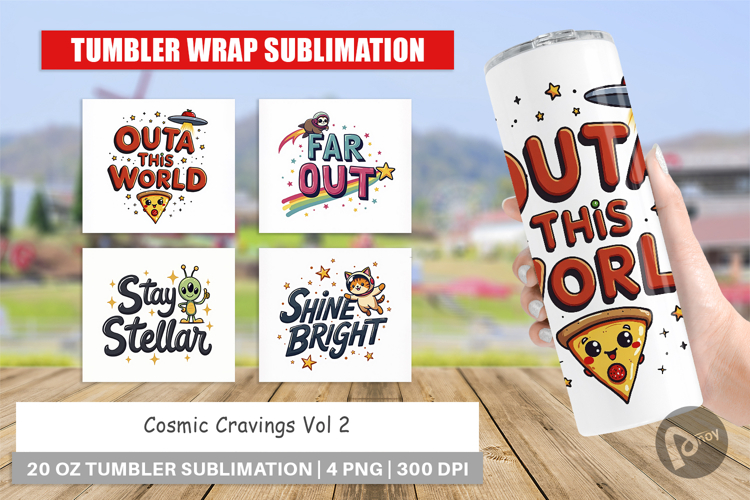 Cosmic Space Quotes Tumbler