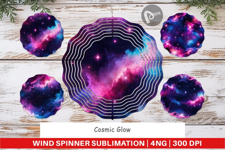 Wind Spinner Cosmic Glow