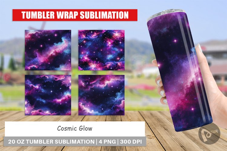 Tumbler Wrap Cosmic Glow