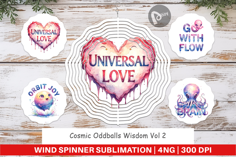 Alien Quote Wind Spinner