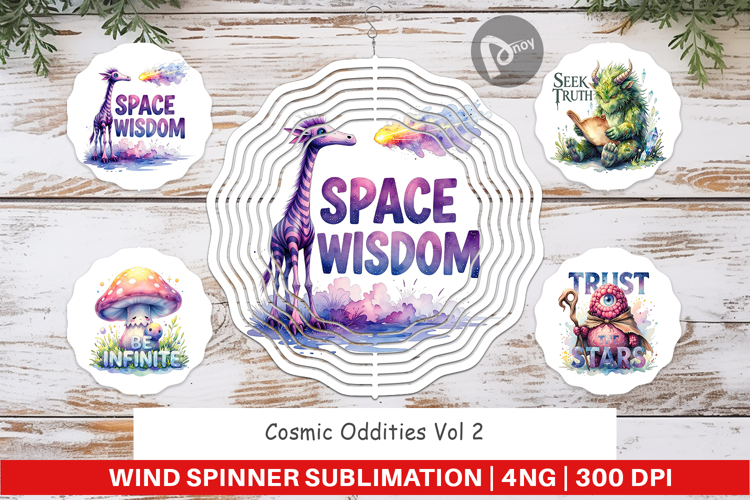 Odd Alien Quotes Wind Spinner