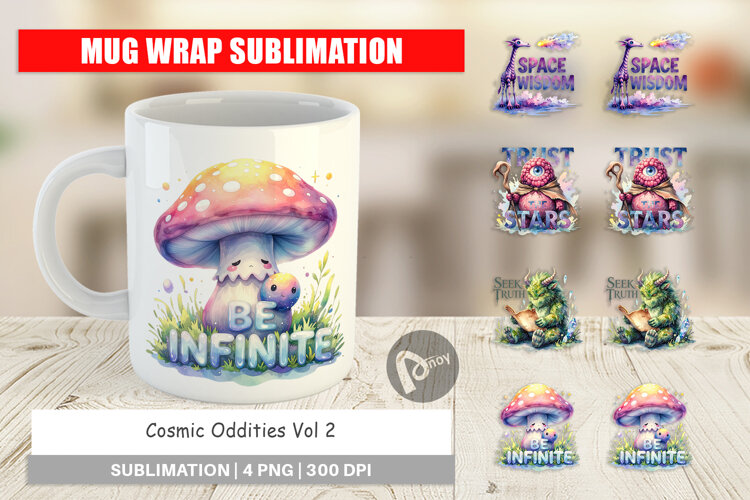 Odd Alien Quotes Mug Wrap example image 1