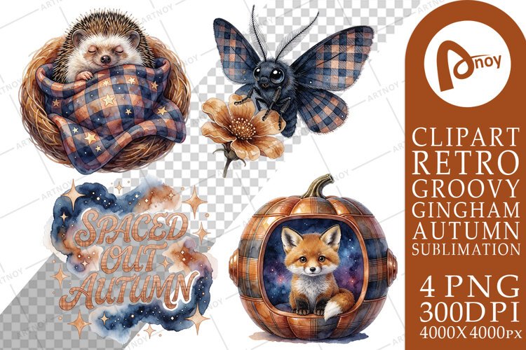 Space Autumn Forest Sublimation example image 1