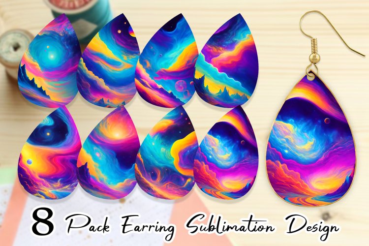 Sublimation Earring Designs Image 16