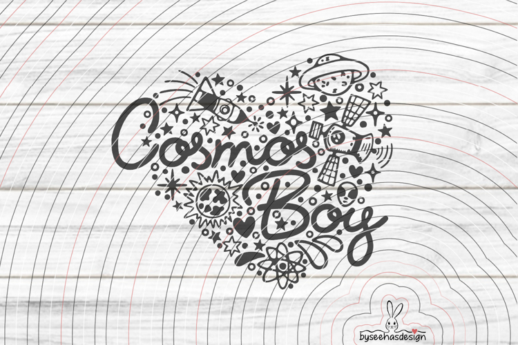 Cosmos Boy Cutting File SVG DXF