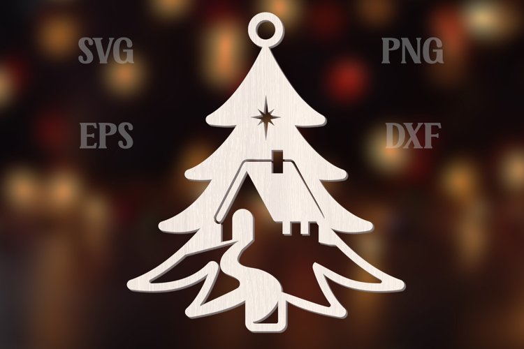 Christmas Ornament Clipart Image 24