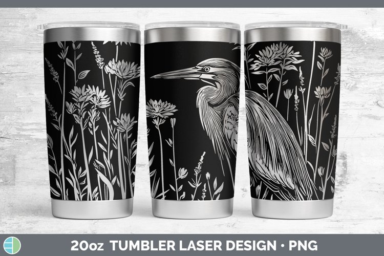 GorgeousCottage Birds Laser 20oz Tumbler design.
