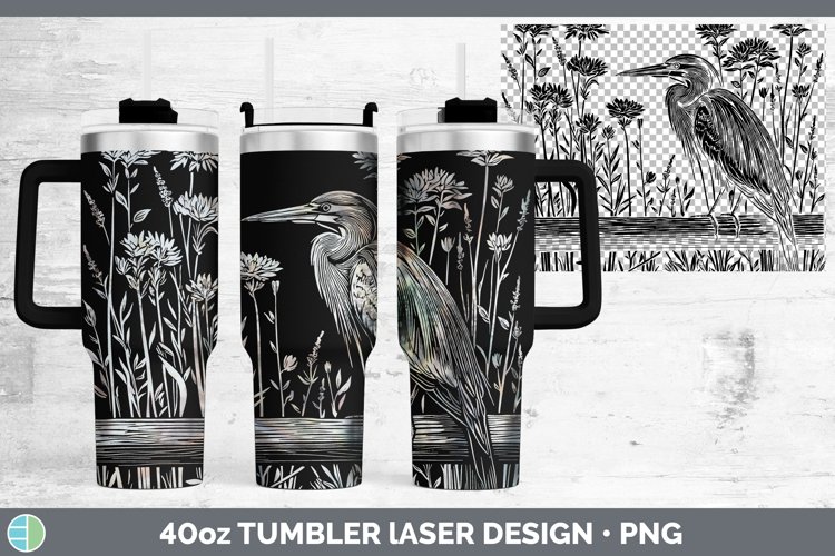 GorgeousCottage Birds Laser 40oz Tumbler design.