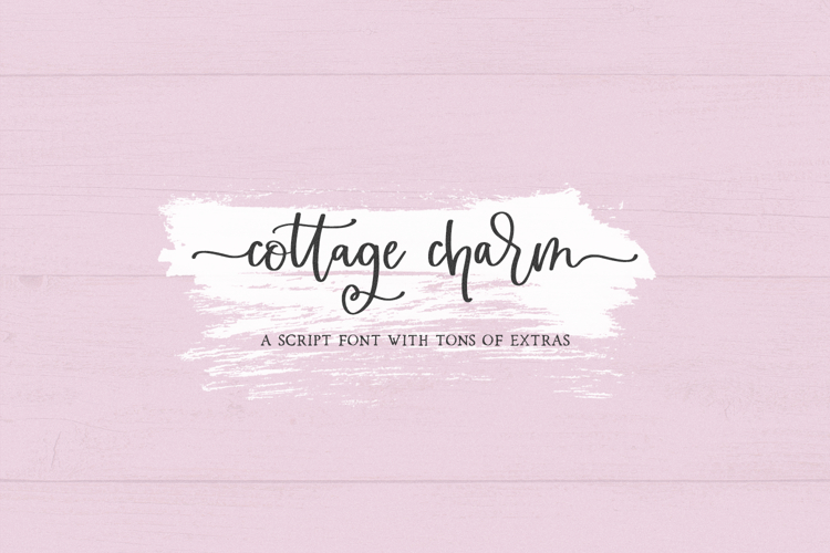 Cottage Charm Modern Calligraphy Font