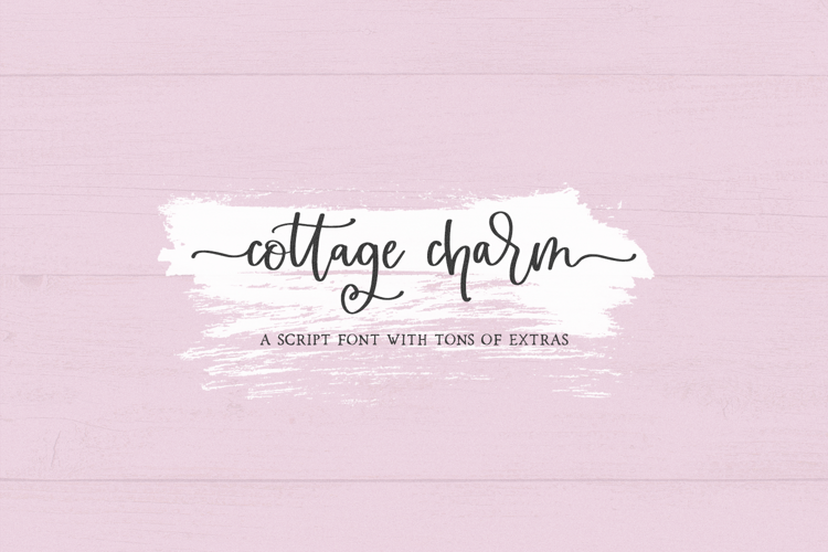 Cottage Charm Modern Calligraphy Font