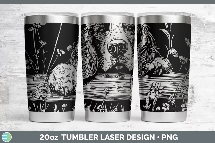 Cottage Dogs Irish Setter Laser 20oz Tumbler Sublimation Tum