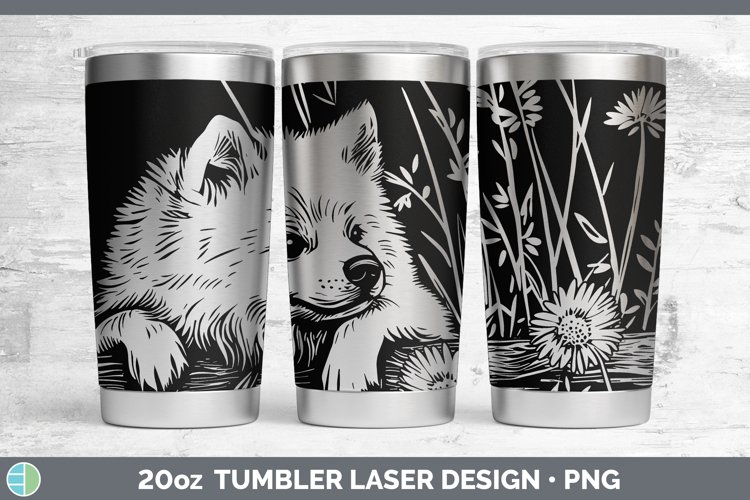GorgeousCottage Dogs Laser 20oz Tumbler design.