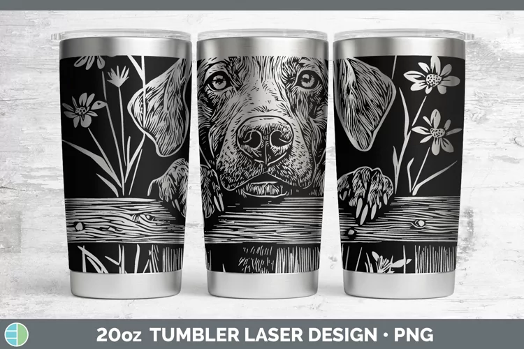 Cottage Dogs Rhodesian Ridgeback Laser 20oz Tumbler Sublimat