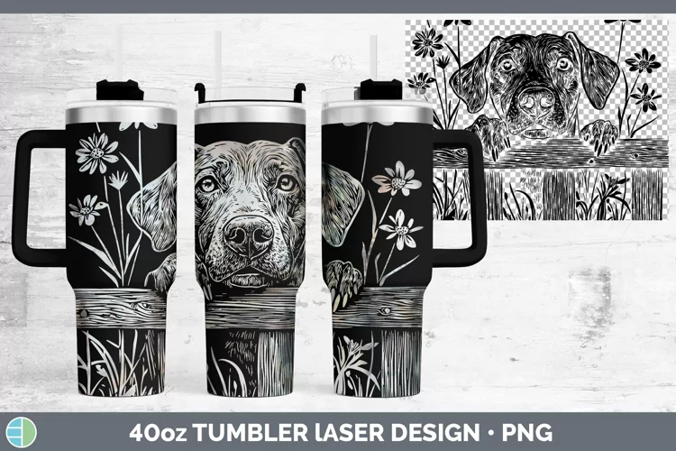 Cottage Dogs Rhodesian Ridgeback Laser 40oz Tumbler Sublimat