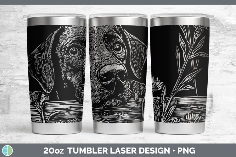 GorgeousCottage Dogs Laser 20oz Tumbler design.
