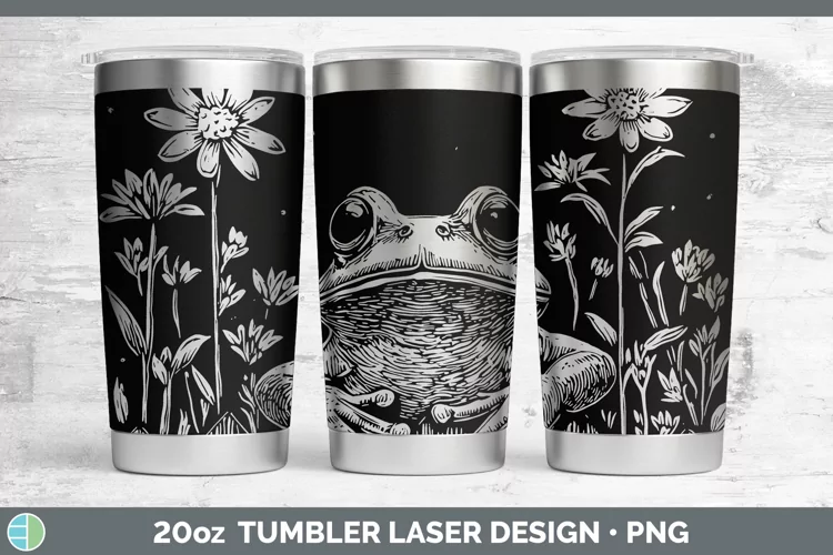 Cottage Farm Bullfrog Laser 20oz Tumbler Sublimation Tumbler