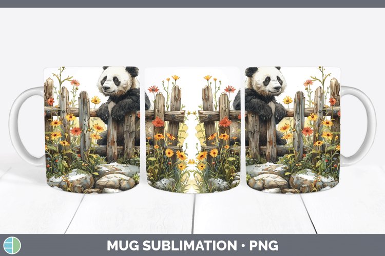 GorgeousCottage Garden Mug Wrap design.