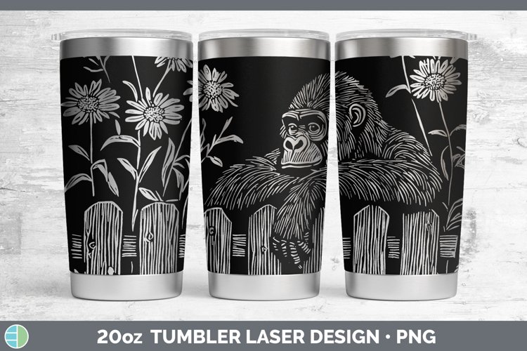 GorgeousCottage Laser 20oz Tumbler design.