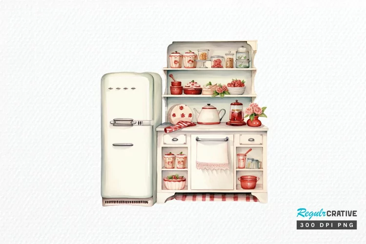 Cottage Kitchen Collection single PNG Clipart