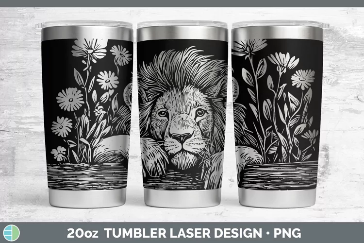 Cottage Lion Laser 20oz Tumbler Sublimation Tumbler Designs