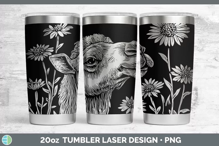 Cottage Safari Camel Laser 20oz Tumbler Sublimation Tumbler
