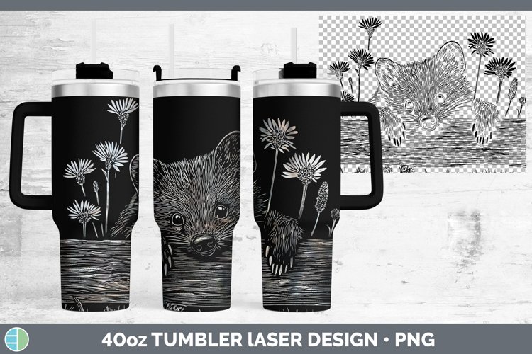 GorgeousCottage Safari Laser 40oz Tumbler design.