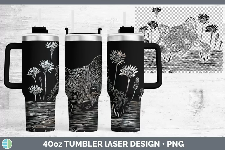 Cottage Safari Tasmanian Devil Laser 40oz Tumbler Sublimatio