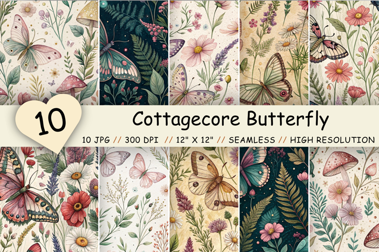 Butterfly Scrapbook Paper
