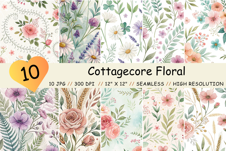 Floral Seamless Pattern Image 2