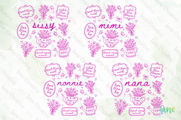 Cottagecore Floral Mama SVG PNG