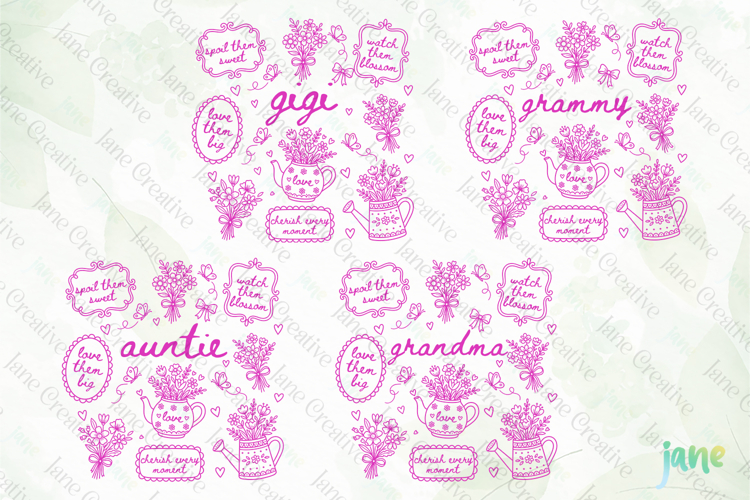 Cottagecore Floral Mama SVG PNG