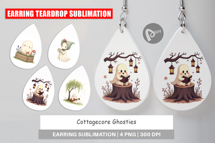 Earring Cottagecore Ghosties