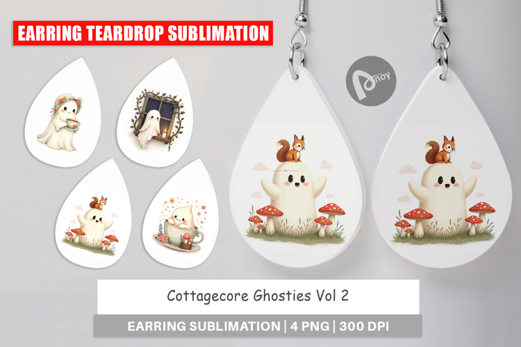 Earring Cottagecore Ghosties