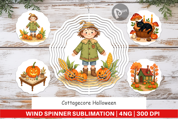 Wind Spinner Cottagecore Halloween