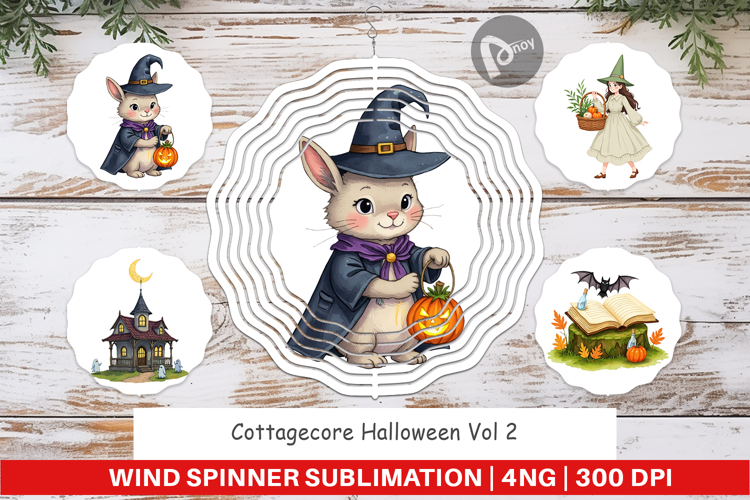Wind Spinner Cottagecore Halloween