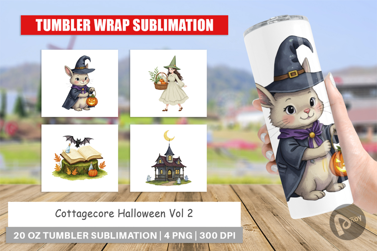 Tumbler Cottagecore Halloween