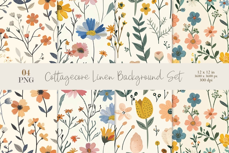 Cottagecore Linen Background