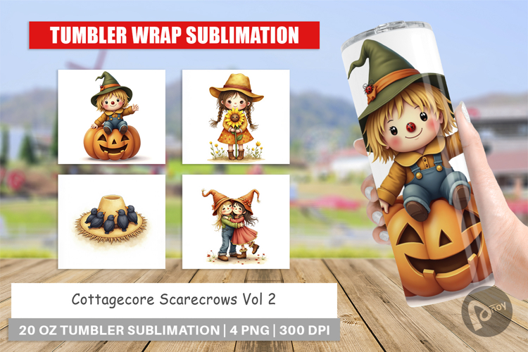Scarecrows Clipart Image 20
