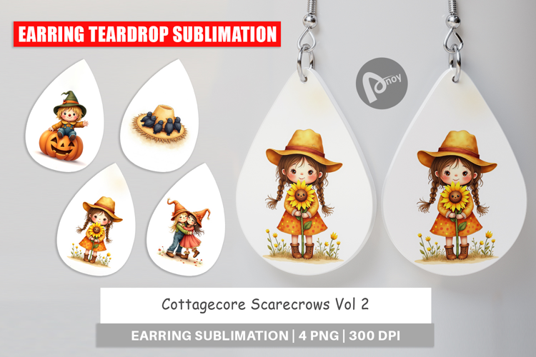 Cottagecore Scarecrows Earring