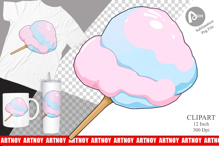 Cotton Candy Clipart Image 13