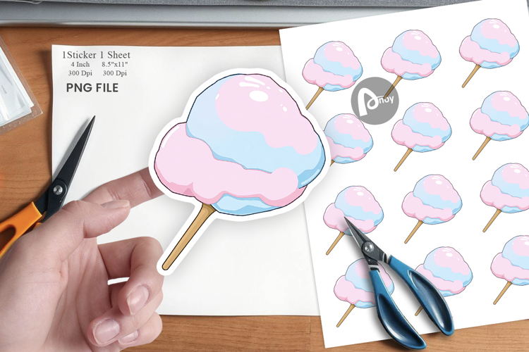 Cotton Candy Clipart Image 11