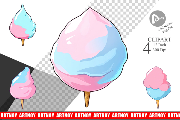 Cotton Candy Clipart Image 19