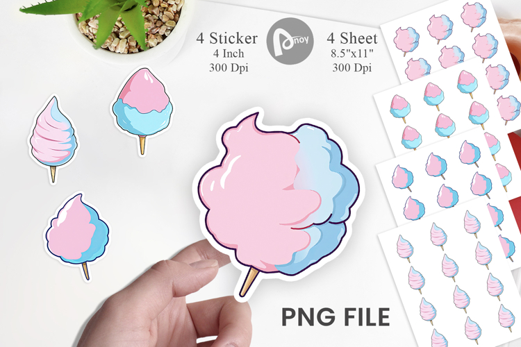 Cotton Candy Clipart Image 16