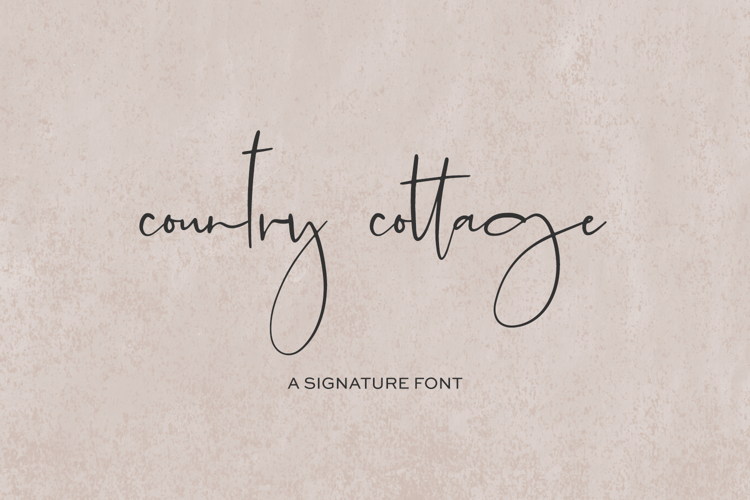 Country Cottage Script Font