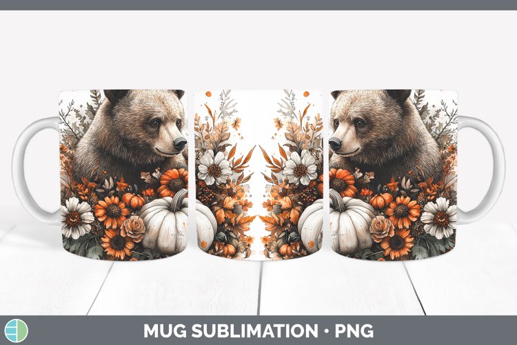 GorgeousCountry Pumpkin Mug Wrap design.