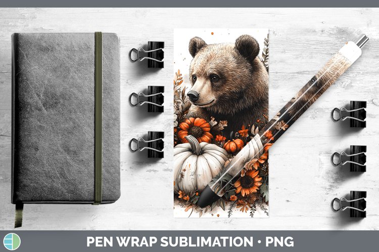 GorgeousCountry Pumpkin Pen Wrap design.