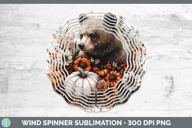 GorgeousCountry Pumpkin Wind Spinner design.